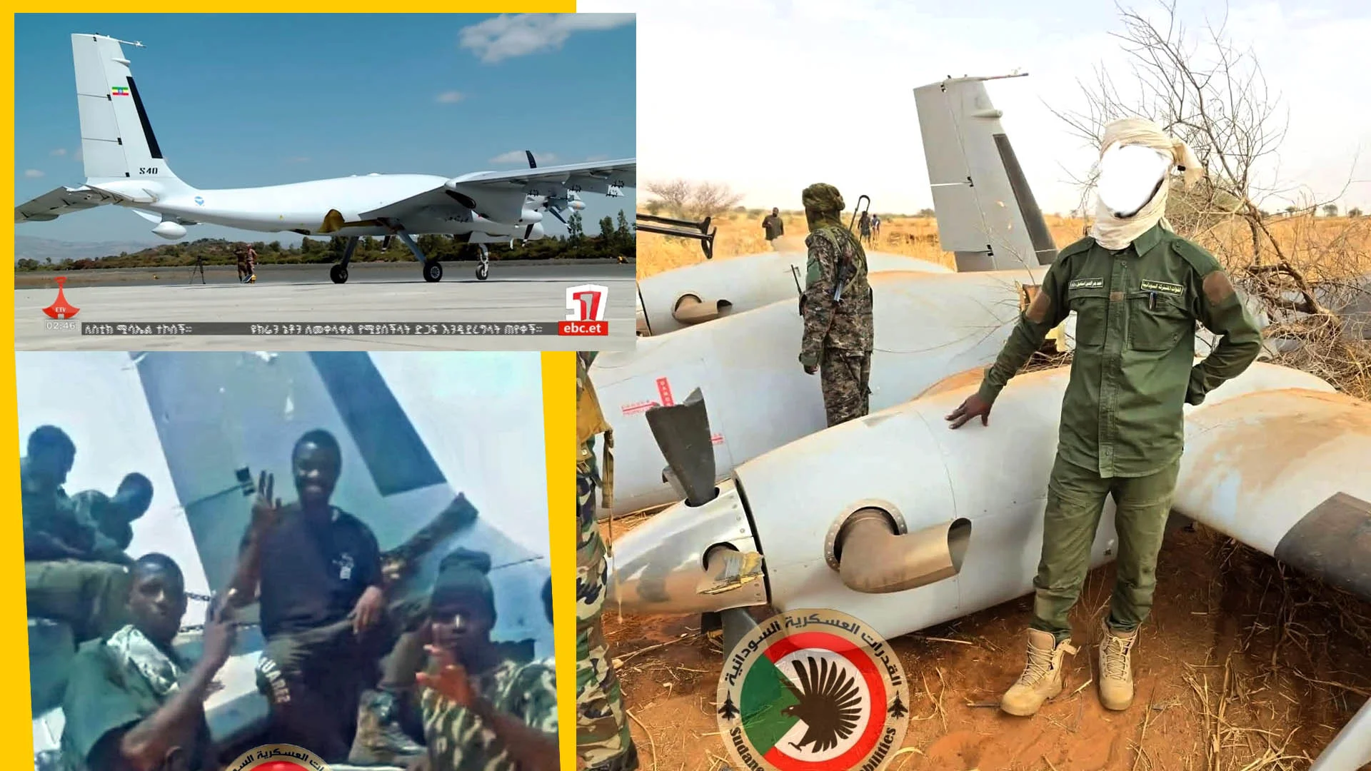 Sudan ordusu Etiyopya'ya ait AKINCI'yı düşürdü: İki taraf da Türk SİHA'larını kullanıyor