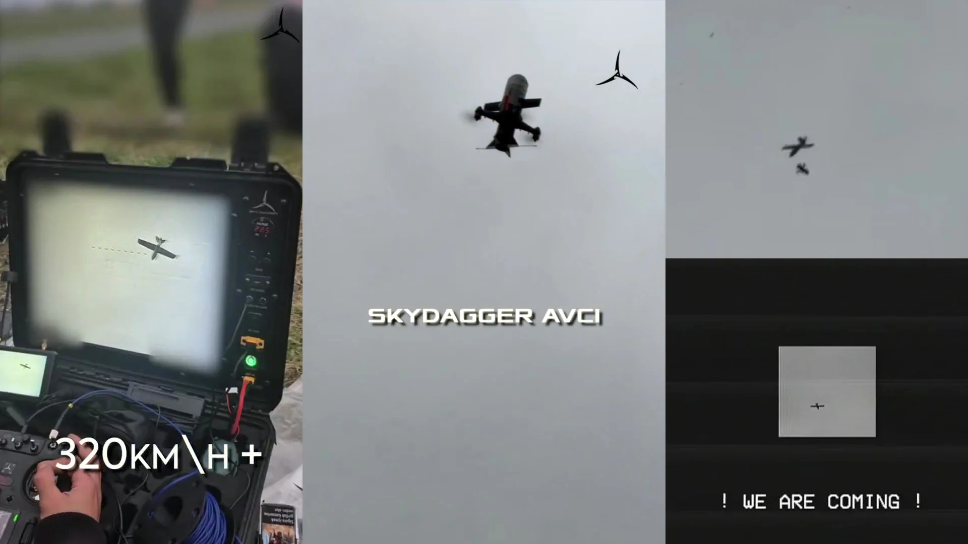 Skydagger AVCI patlayıcı kullanmadan düşürüyor: Havalandı ve çarptı